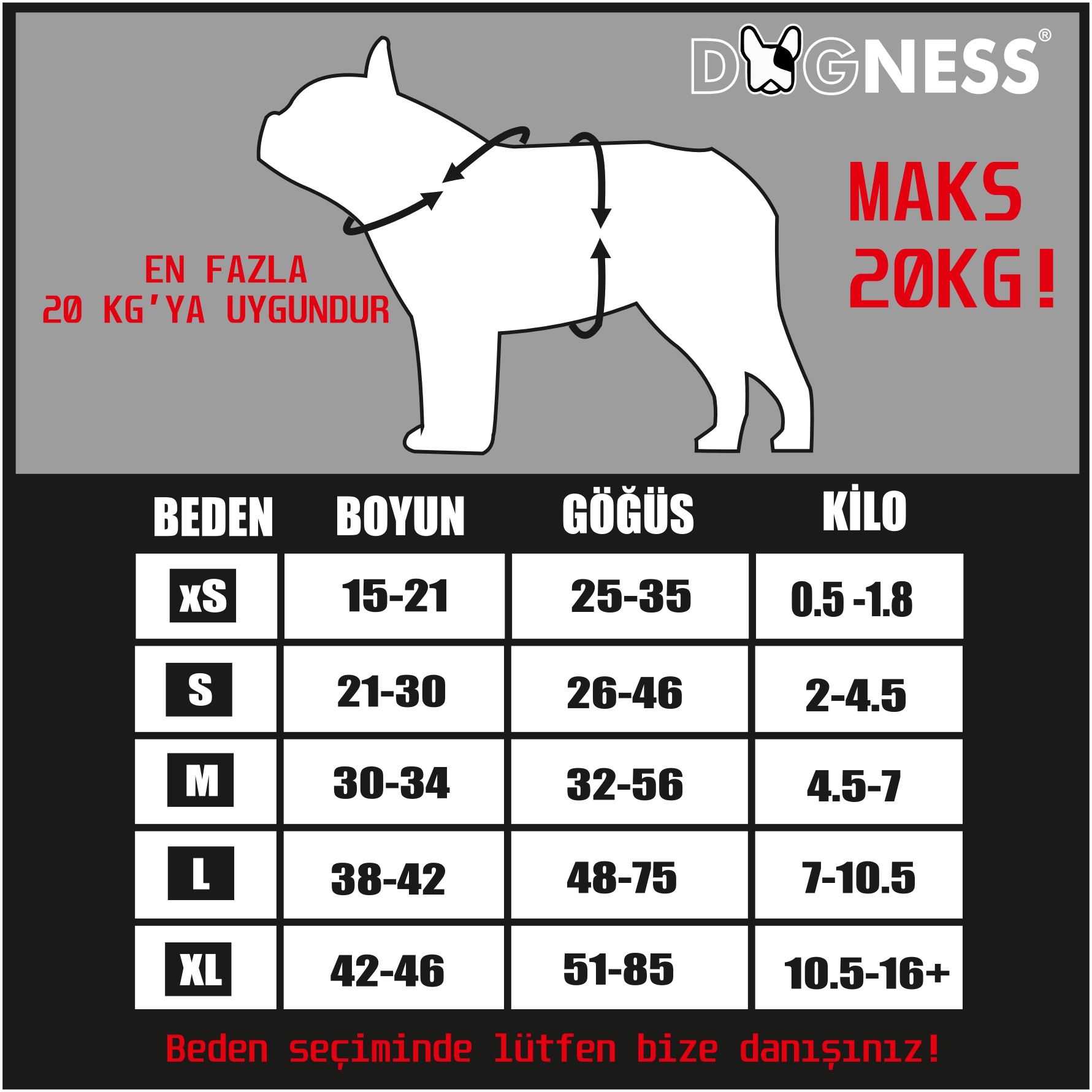 Dogness Lacivert Kadife Göğüs Tasması