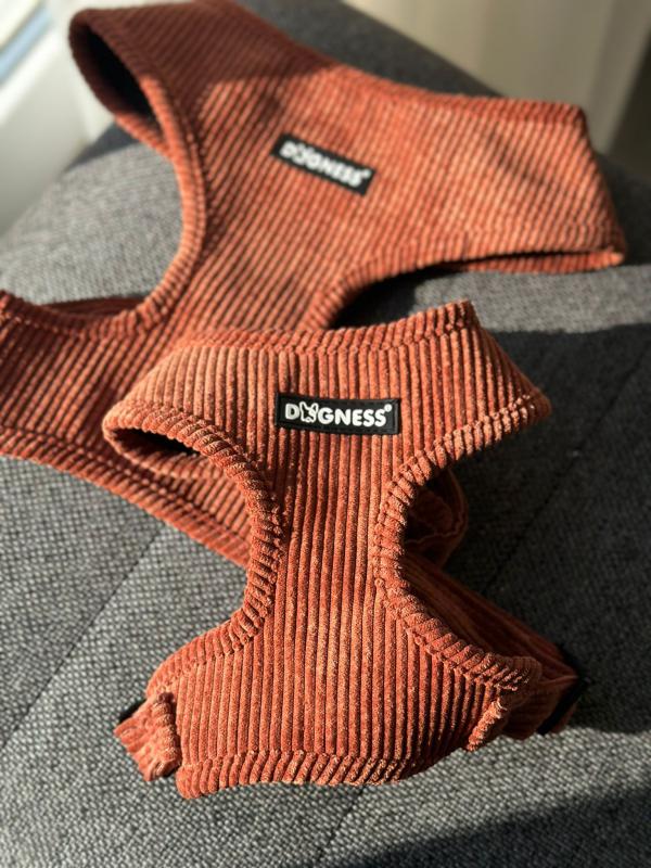 Dogness Kiremit Kadife Göğüs Tasması