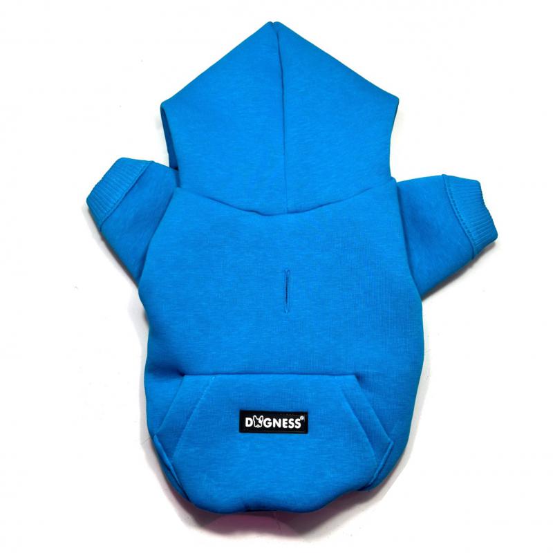 Dogness Mavi  Köpek Kapüşonlu Sweatshirt