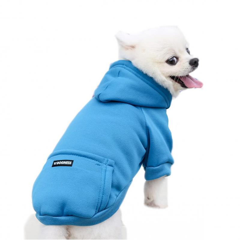 Dogness Mavi  Köpek Kapüşonlu Sweatshirt
