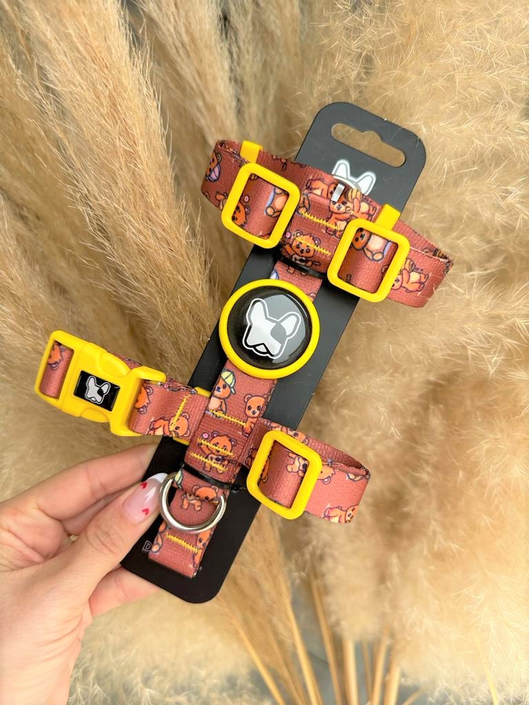 Dogness Teddy Köpek H Tipi Göğüs Tasması (Airtag Kapsül hediyeli)